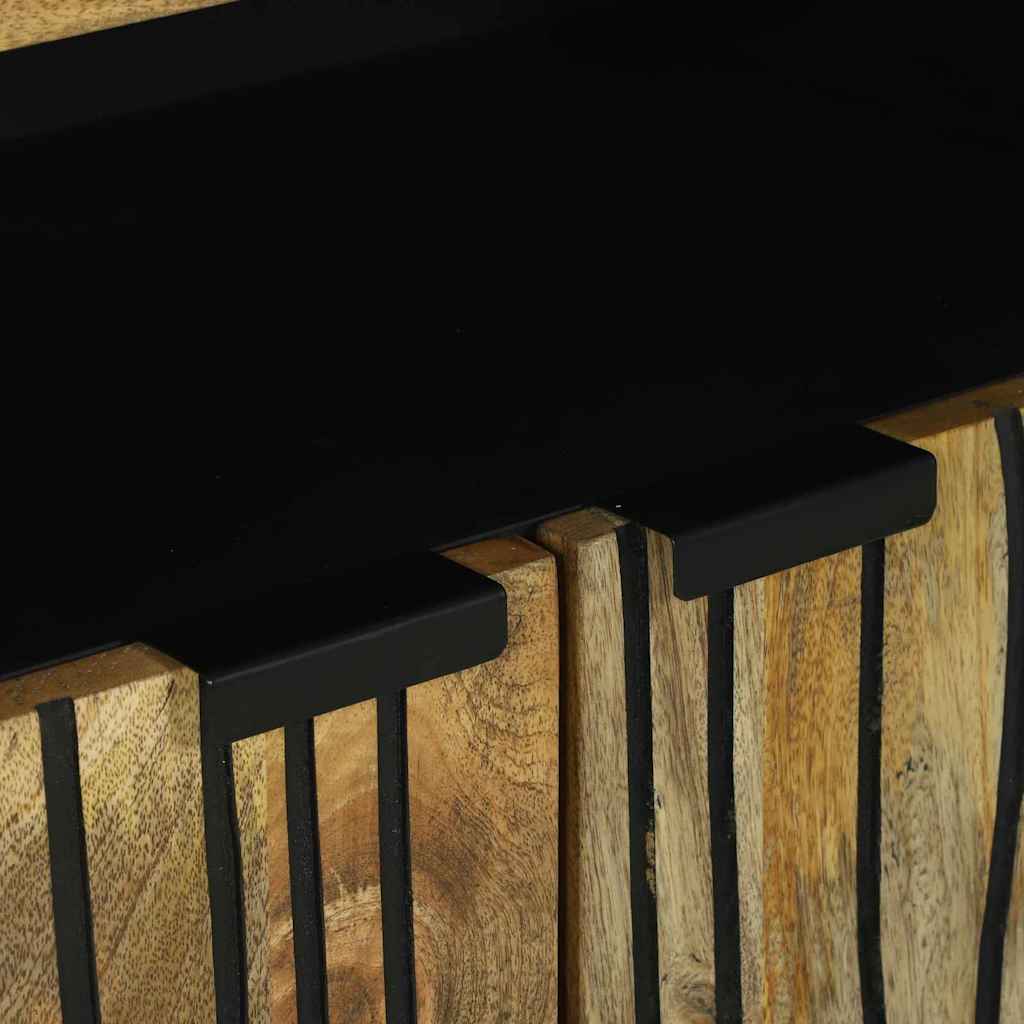 vidaXL Sideboard with Drawer Brown 60 x 33 x 75 cm Solid mango wood