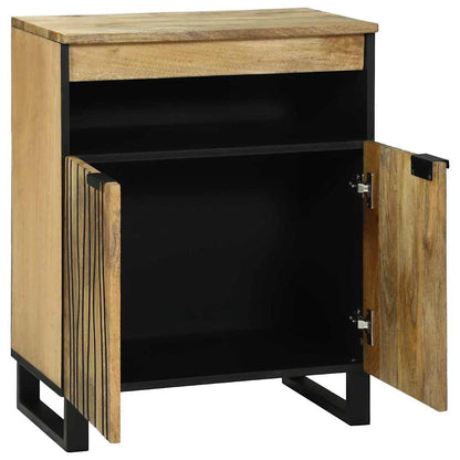 vidaXL Sideboard with Drawer Brown 60 x 33 x 75 cm Solid mango wood