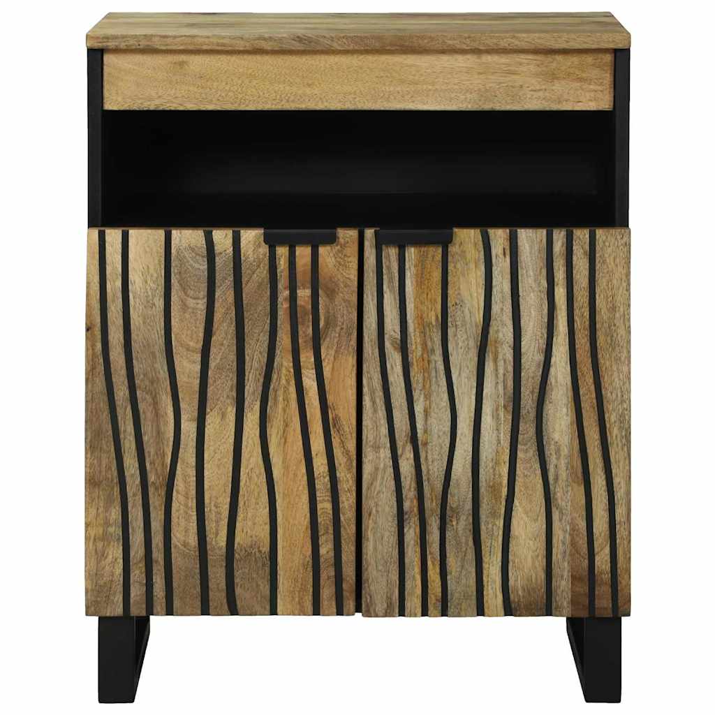 vidaXL Sideboard with Drawer Brown 60 x 33 x 75 cm Solid mango wood