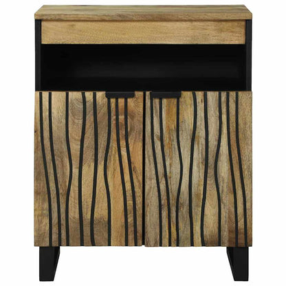 vidaXL Sideboard with Drawer Brown 60 x 33 x 75 cm Solid mango wood