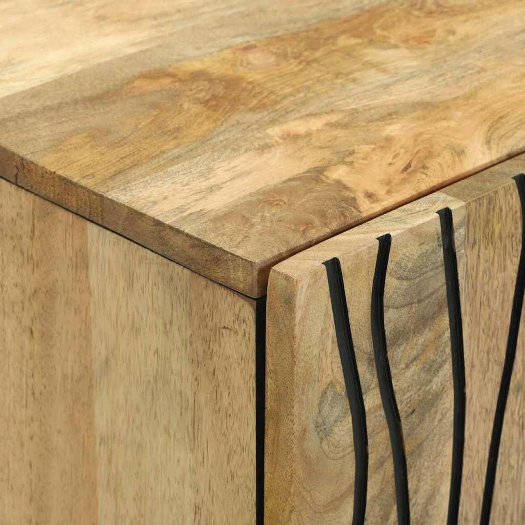 vidaXL Sideboard Brown 60 x 33 x 75 cm Solid mango wood