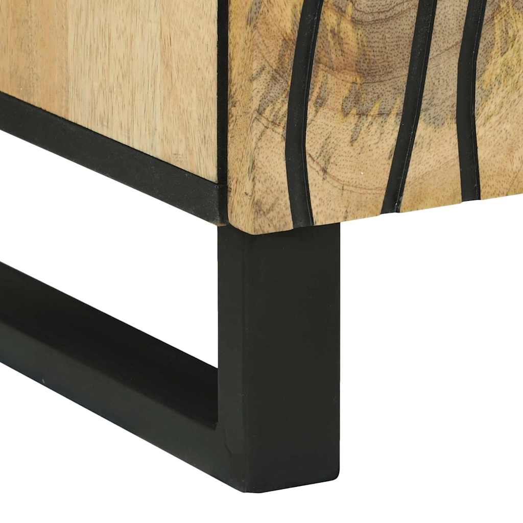vidaXL Sideboard Brown 60 x 33 x 75 cm Solid mango wood