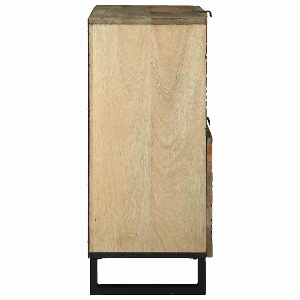 vidaXL Sideboard Brown 80 x 33 x 75 cm Solid mango wood