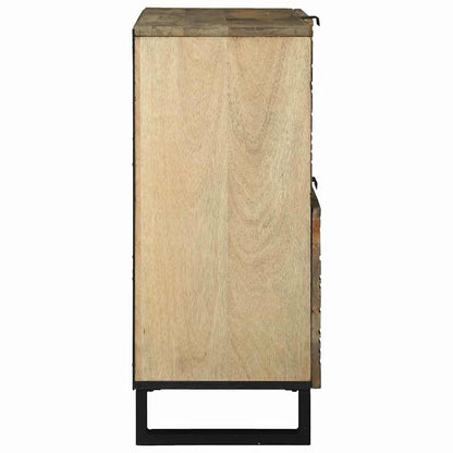 vidaXL Sideboard Brown 80 x 33 x 75 cm Solid mango wood