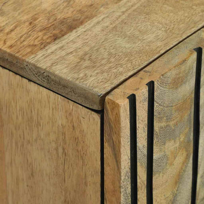 vidaXL Sideboard Brown 90 x 33 x 75 cm Solid mango wood