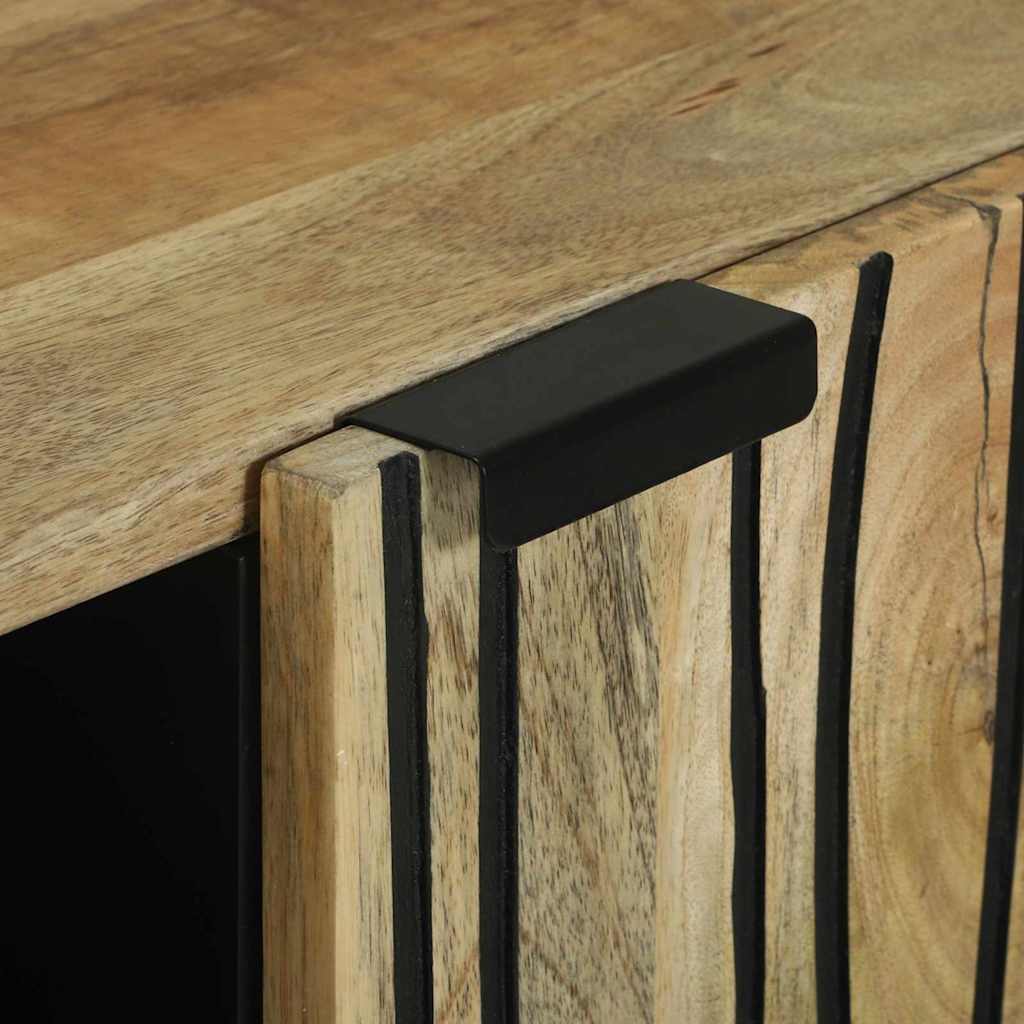 vidaXL Sideboard Brown 90 x 33 x 75 cm Solid mango wood