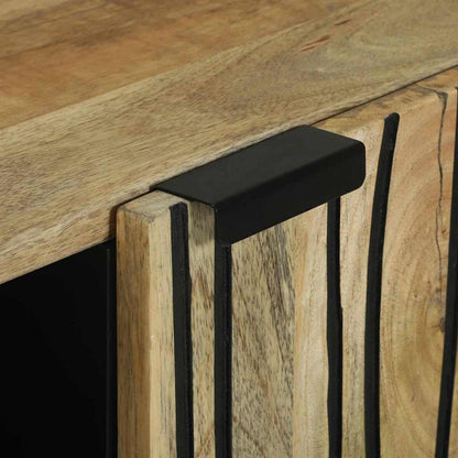 vidaXL Sideboard Brown 90 x 33 x 75 cm Solid mango wood