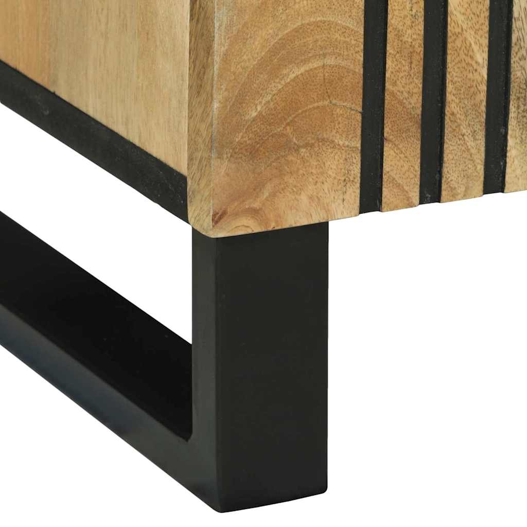 vidaXL Sideboard Brown 90 x 33 x 75 cm Solid mango wood