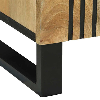 vidaXL Sideboard Brown 90 x 33 x 75 cm Solid mango wood