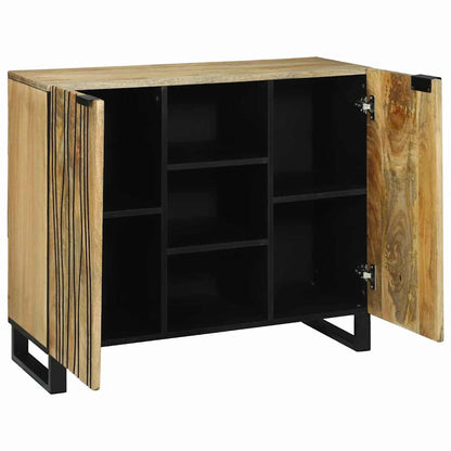 vidaXL Sideboard Brown 90 x 33 x 75 cm Solid mango wood