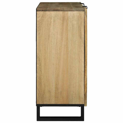 vidaXL Sideboard Brown 90 x 33 x 75 cm Solid mango wood