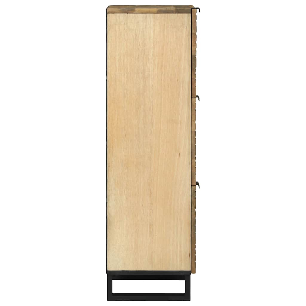 vidaXL Highboard Brown 40 x 33 x 110 cm Solid mango wood