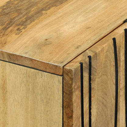 vidaXL Highboard Brown 60 x 33 x 100 cm Solid mango wood