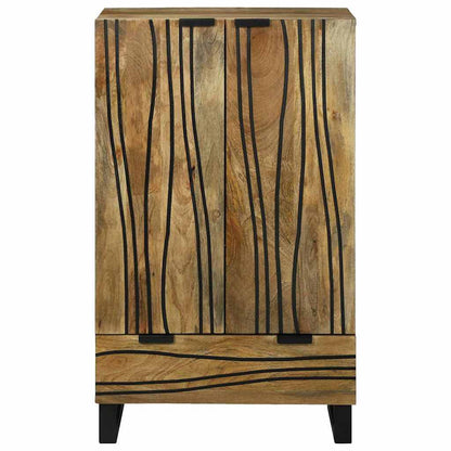 vidaXL Highboard Brown 60 x 33 x 100 cm Solid mango wood