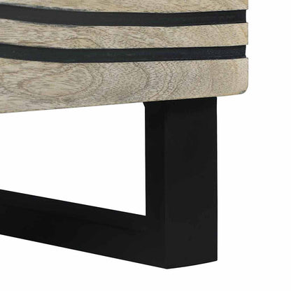 vidaXL Bedside Cabinet White 40 x 33 x 46 cm Engineered Wood
