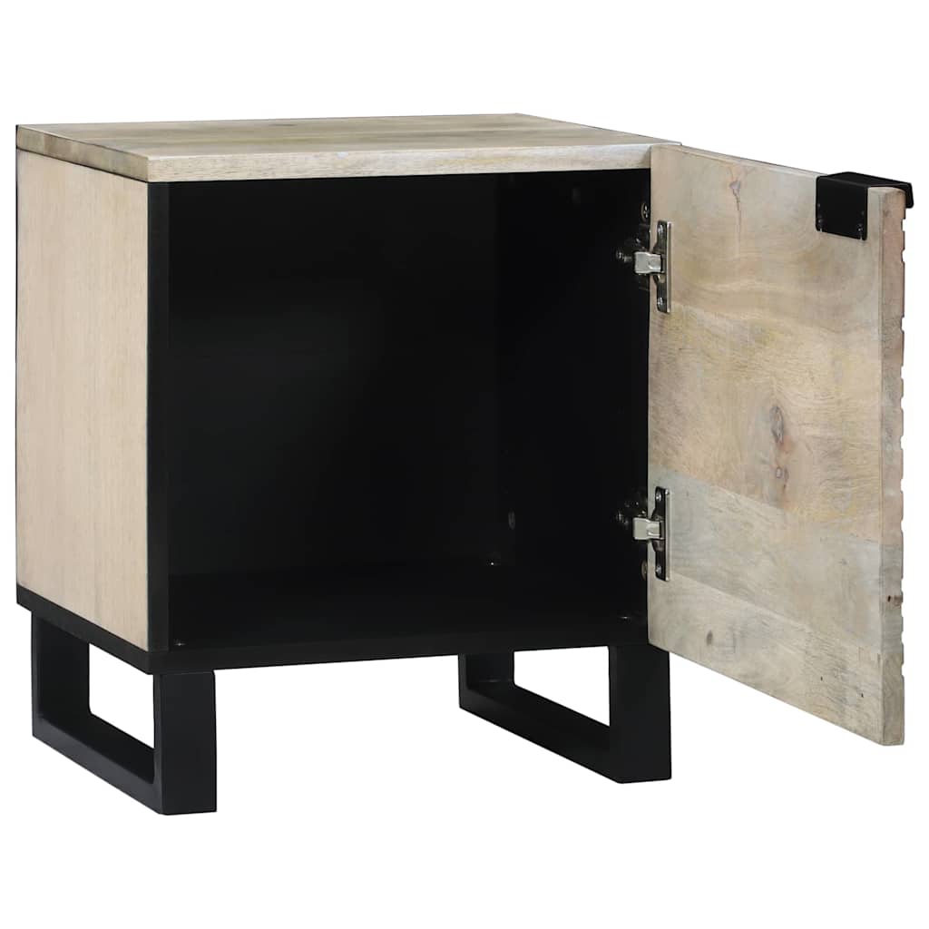 vidaXL Bedside Cabinet White 40 x 33 x 46 cm Engineered Wood