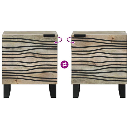 vidaXL Bedside Cabinet White 40 x 33 x 46 cm Engineered Wood