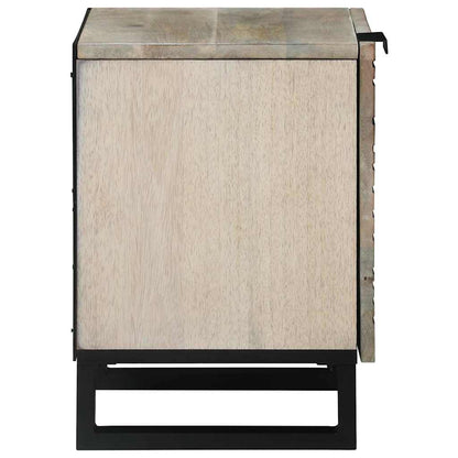 vidaXL Bedside Cabinet White 40 x 33 x 46 cm Engineered Wood