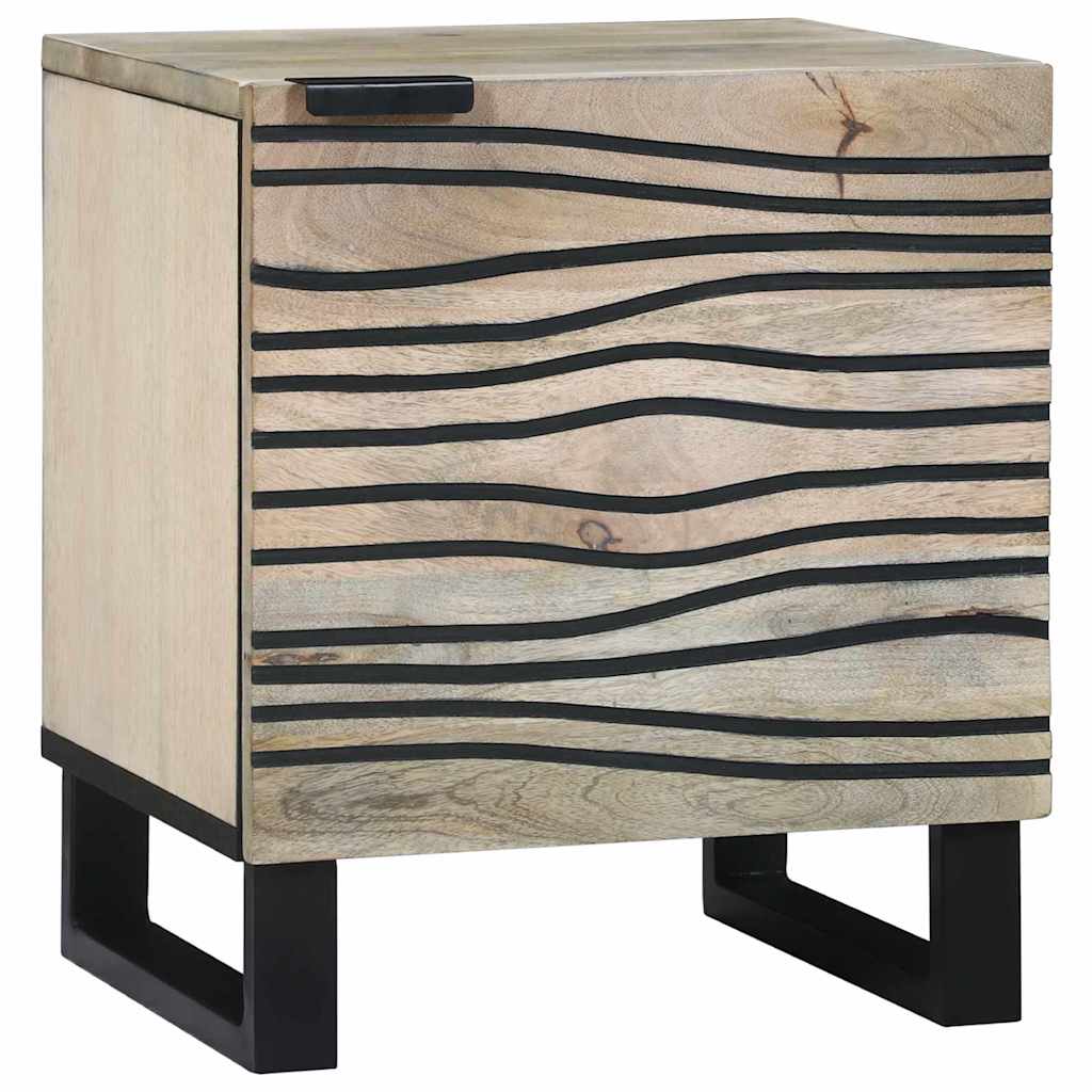 vidaXL Bedside Cabinet 2 pcs White 40 x 33 x 46 cm Engineered Wood