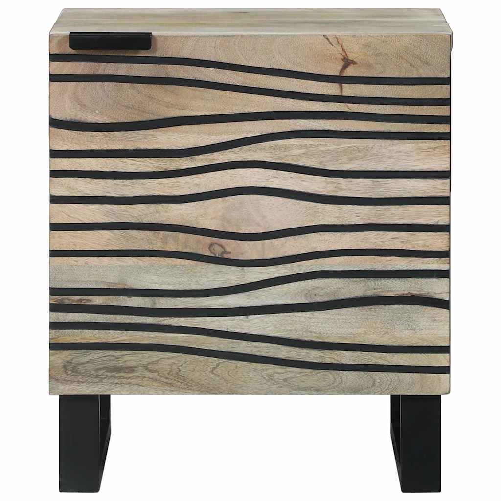 vidaXL Bedside Cabinet 2 pcs White 40 x 33 x 46 cm Engineered Wood