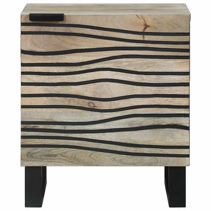 vidaXL Bedside Cabinet 2 pcs White 40 x 33 x 46 cm Engineered Wood