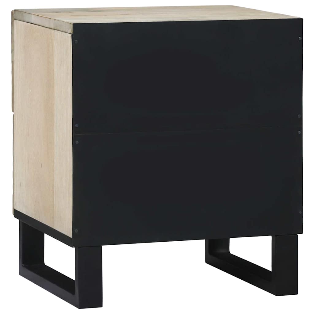 vidaXL Bedside Cabinet White 40 x 33 x 46 cm Engineered Wood