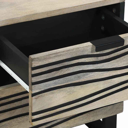 vidaXL Bedside Cabinet 2 pcs White 40 x 33 x 46 cm Engineered Wood