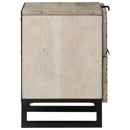 vidaXL Bedside Cabinet 2 pcs White 40 x 33 x 46 cm Engineered Wood