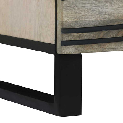 vidaXL Bedside Cabinet White 40 x 33 x 46 cm Engineered Wood