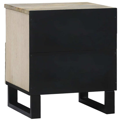 vidaXL Bedside Cabinet White 40 x 33 x 46 cm Engineered Wood
