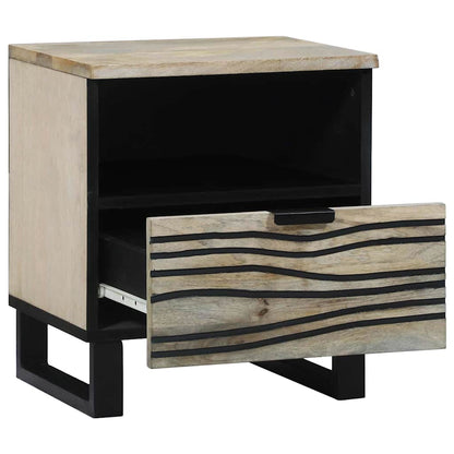 vidaXL Bedside Cabinet 2 pcs White 40 x 33 x 46 cm Engineered Wood