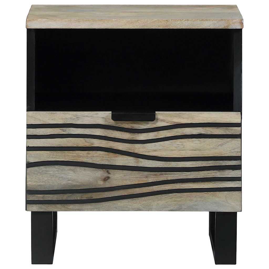 vidaXL Bedside Cabinet 2 pcs White 40 x 33 x 46 cm Engineered Wood