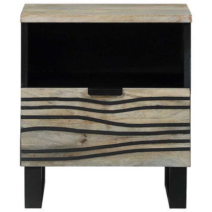 vidaXL Bedside Cabinet 2 pcs White 40 x 33 x 46 cm Engineered Wood