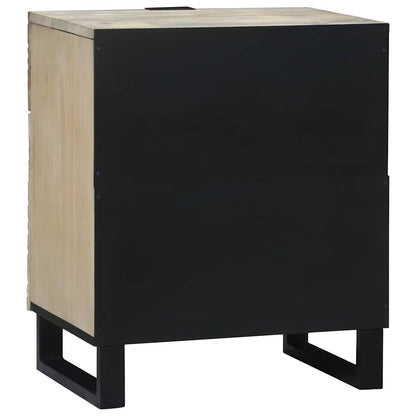 vidaXL Bedside Cabinet White 50 x 33 x 60 cm Engineered Wood