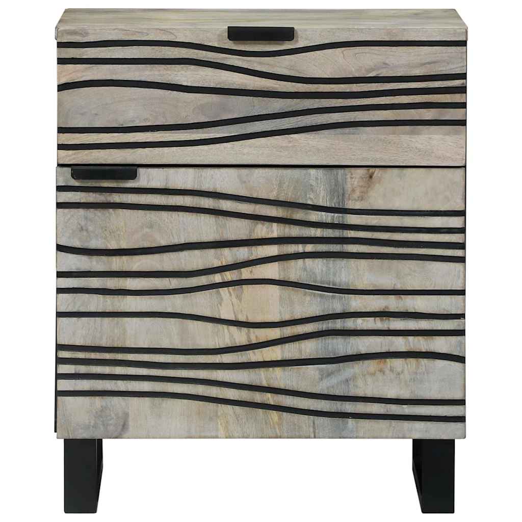 vidaXL Bedside Cabinet White 50 x 33 x 60 cm Engineered Wood