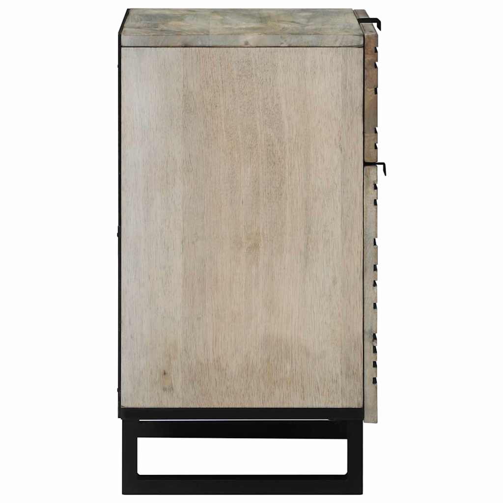 vidaXL Bedside Cabinet White 50 x 33 x 60 cm Engineered Wood