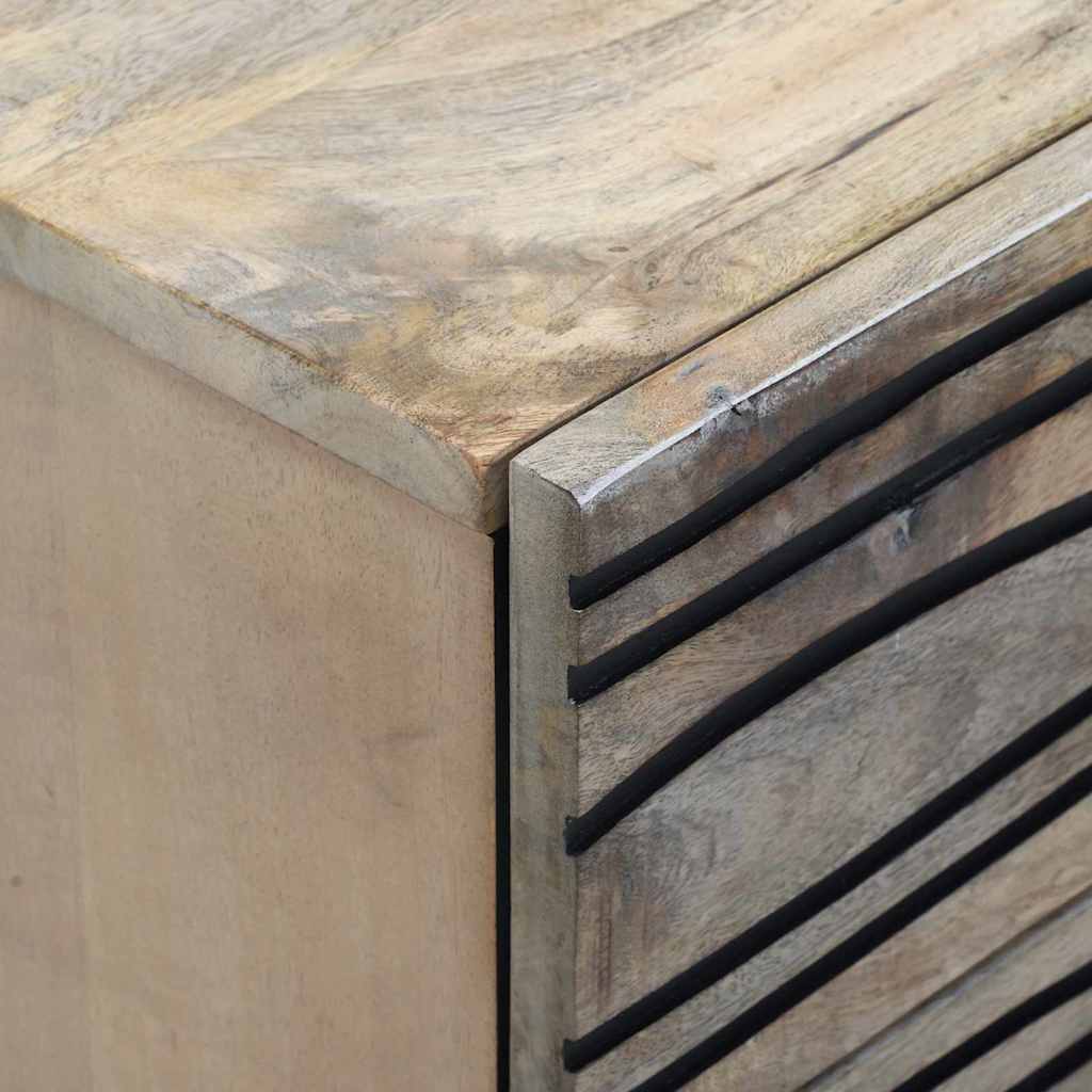 vidaXL Bedside Cabinet White 50 x 33 x 62 cm Engineered Wood