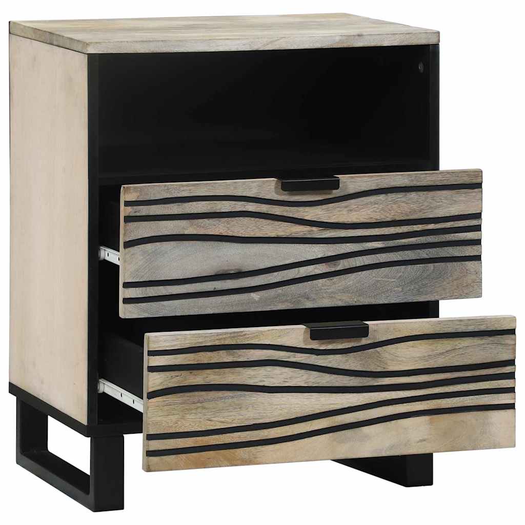 vidaXL Bedside Cabinet White 50 x 33 x 62 cm Engineered Wood