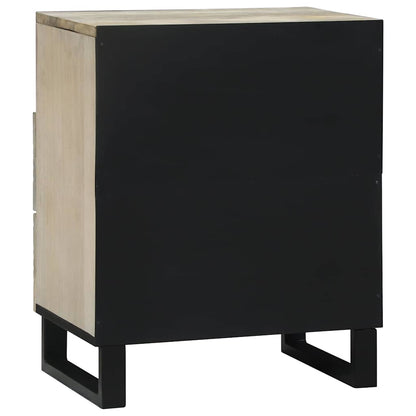 vidaXL Bedside Cabinet White 50 x 33 x 62 cm Engineered Wood