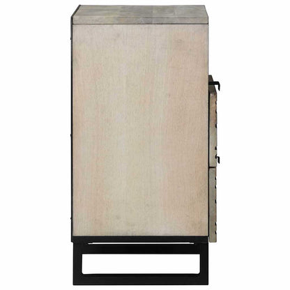 vidaXL Bedside Cabinet White 50 x 33 x 62 cm Engineered Wood