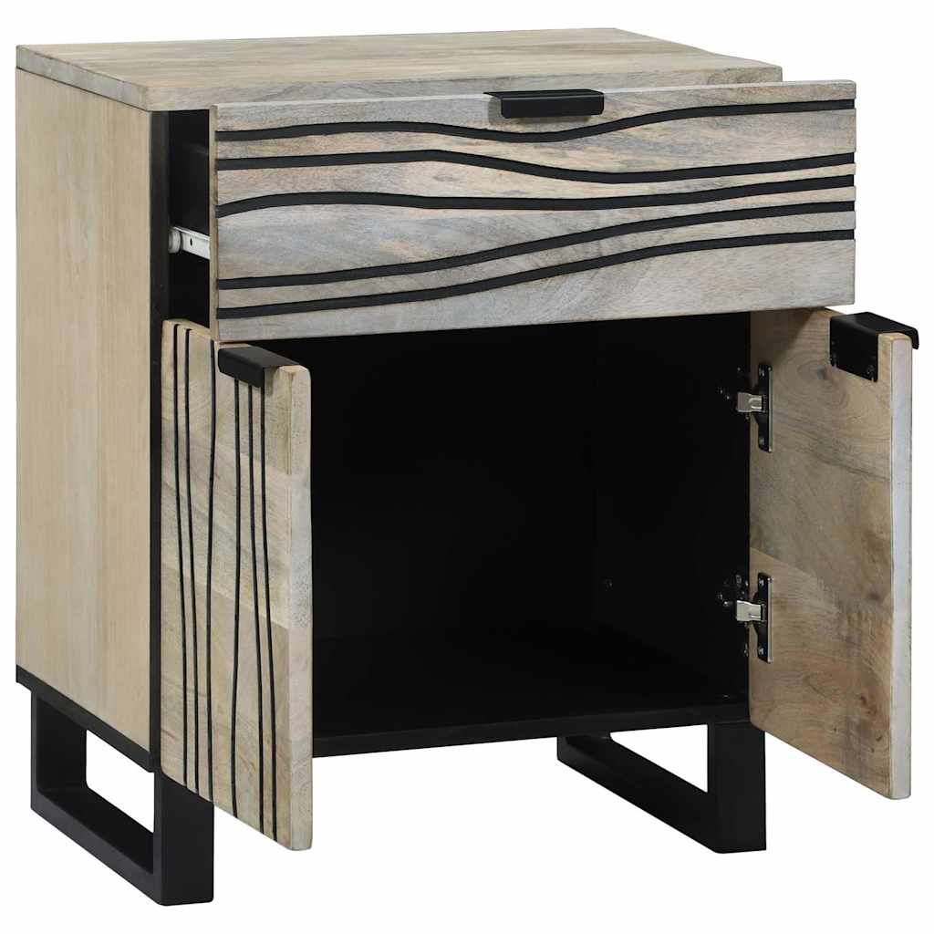vidaXL Bedside Cabinet White 50 x 33 x 60 cm Engineered Wood