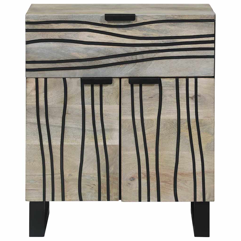 vidaXL Bedside Cabinet White 50 x 33 x 60 cm Engineered Wood