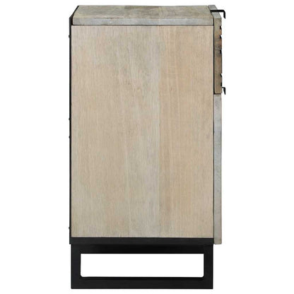 vidaXL Bedside Cabinet White 50 x 33 x 60 cm Engineered Wood