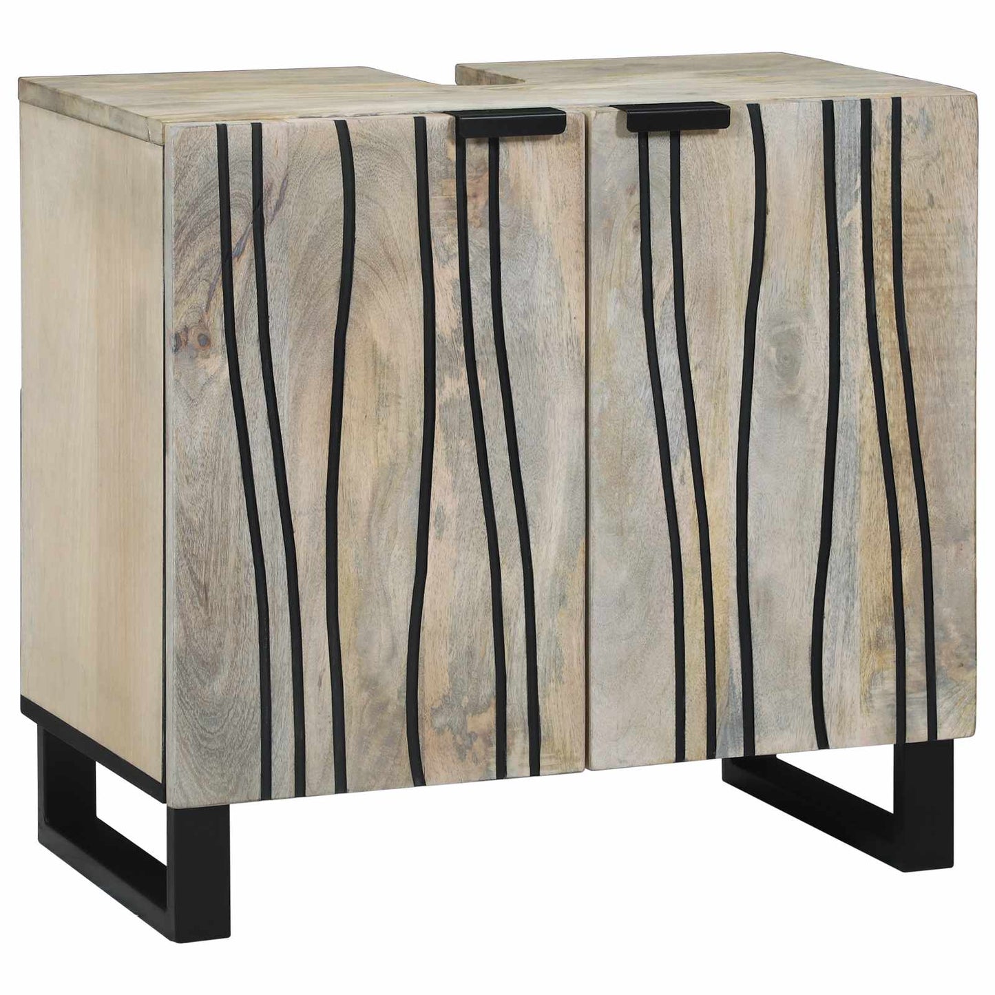 vidaXL Bathroom Sink Cabinet White 62 x 33 x 58 cm Engineered wood