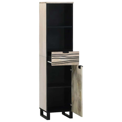 vidaXL Bathroom Cabinet White 38 x 33 x 160 cm Engineered Wood