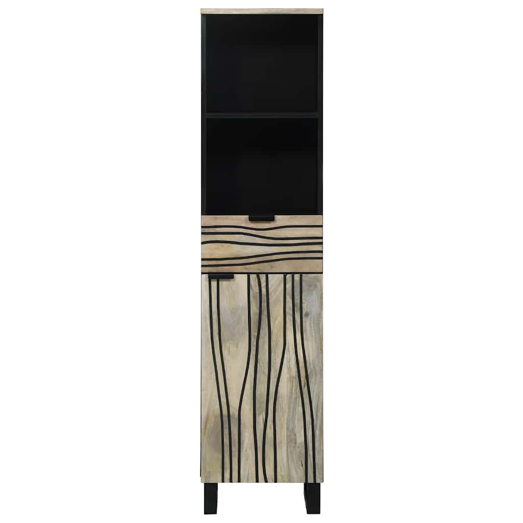 vidaXL Bathroom Cabinet White 38 x 33 x 160 cm Engineered Wood