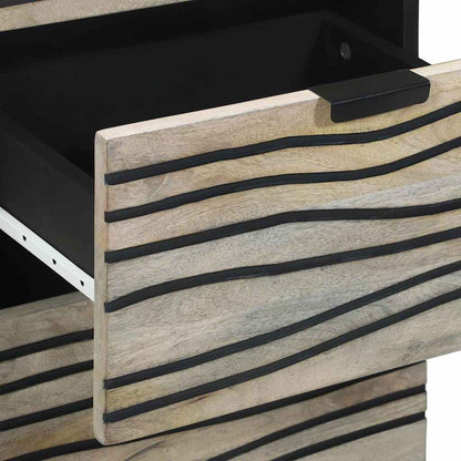 vidaXL Media Storage Cabinets & Racks White and Black 40 x 33 x 75 cm