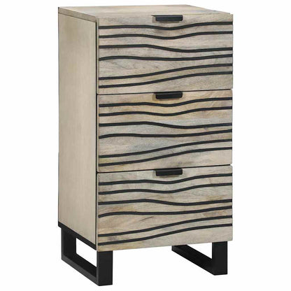 vidaXL Media Storage Cabinets & Racks White and Black 40 x 33 x 75 cm