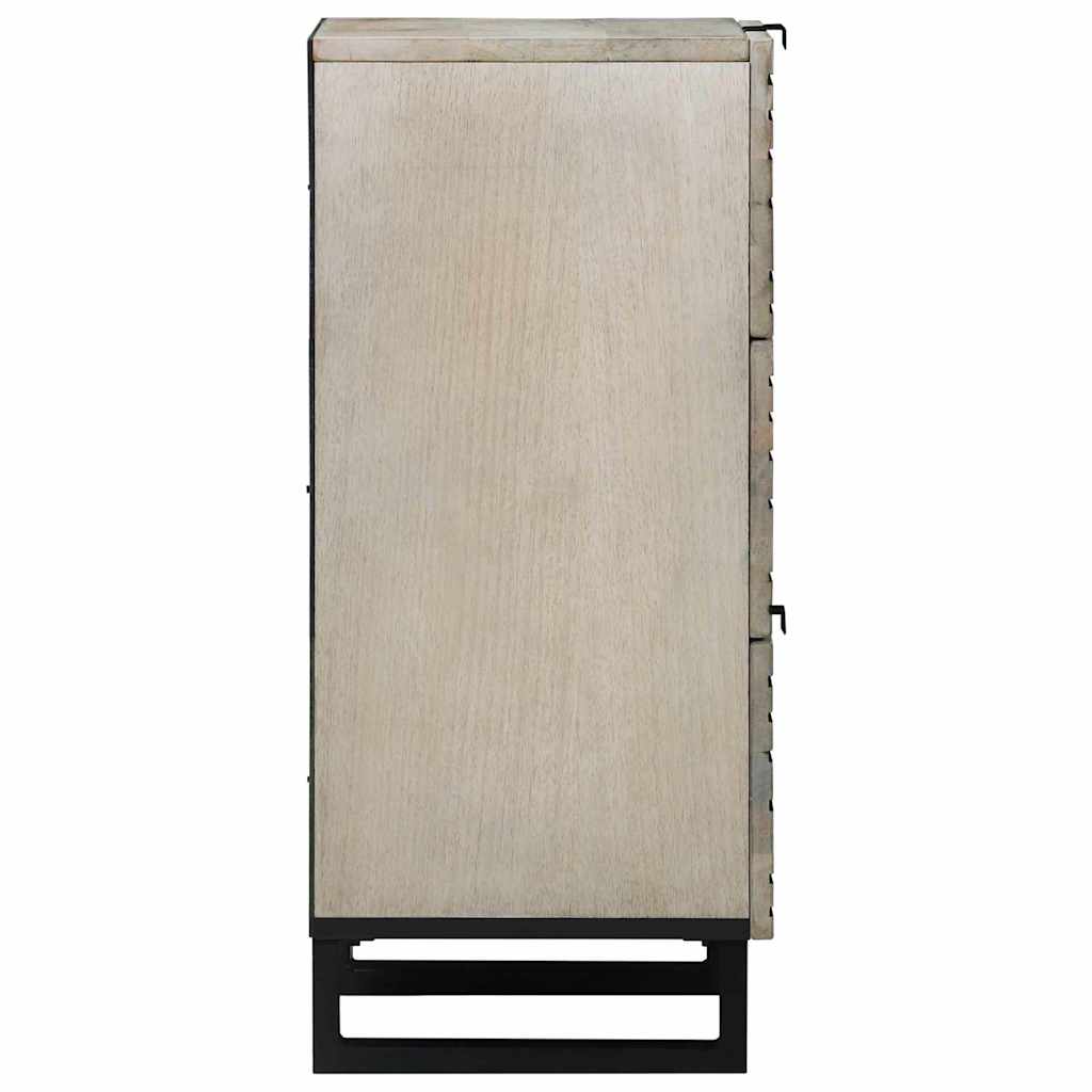 vidaXL Media Storage Cabinets & Racks White and Black 40 x 33 x 75 cm