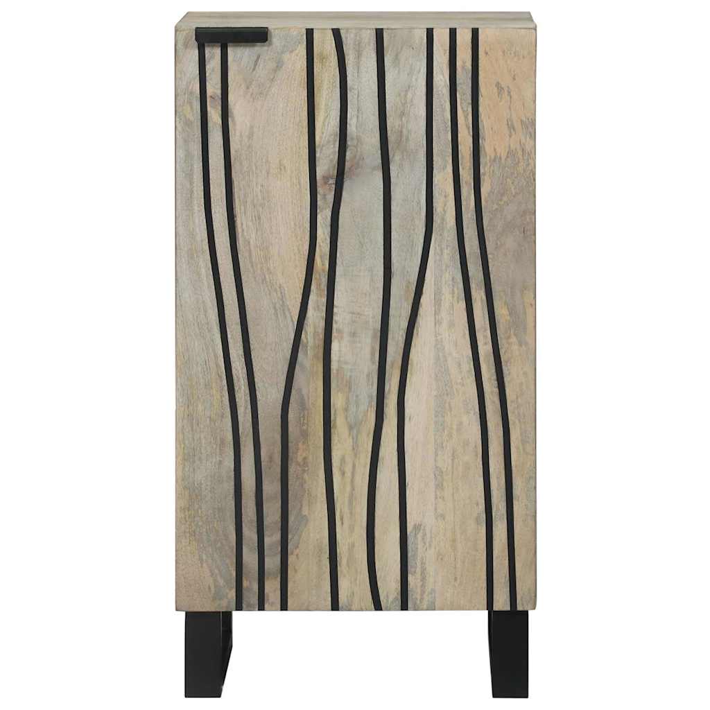 vidaXL Sideboard White 40 x 33 x 75 cm Solid mango wood